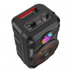Hoco BS46 Mature Karaoke Φορητό Ηχείο Wireless Μαύρο V5.0 10W, 1800 mAh, FM, USB & AUX θύρα, Micro SD και Μικρόφωνο